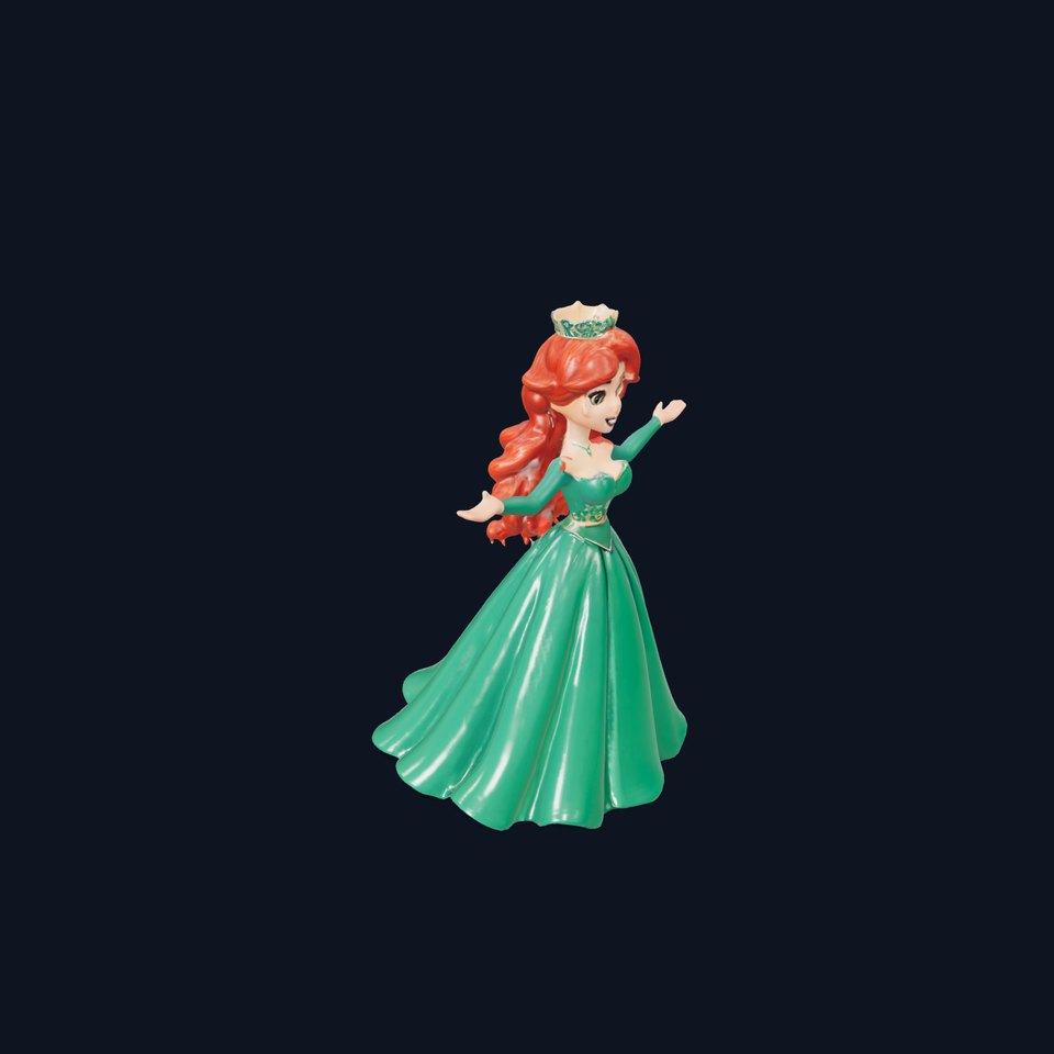 Elegant RedHaired Princess Character  Rigged and Animated